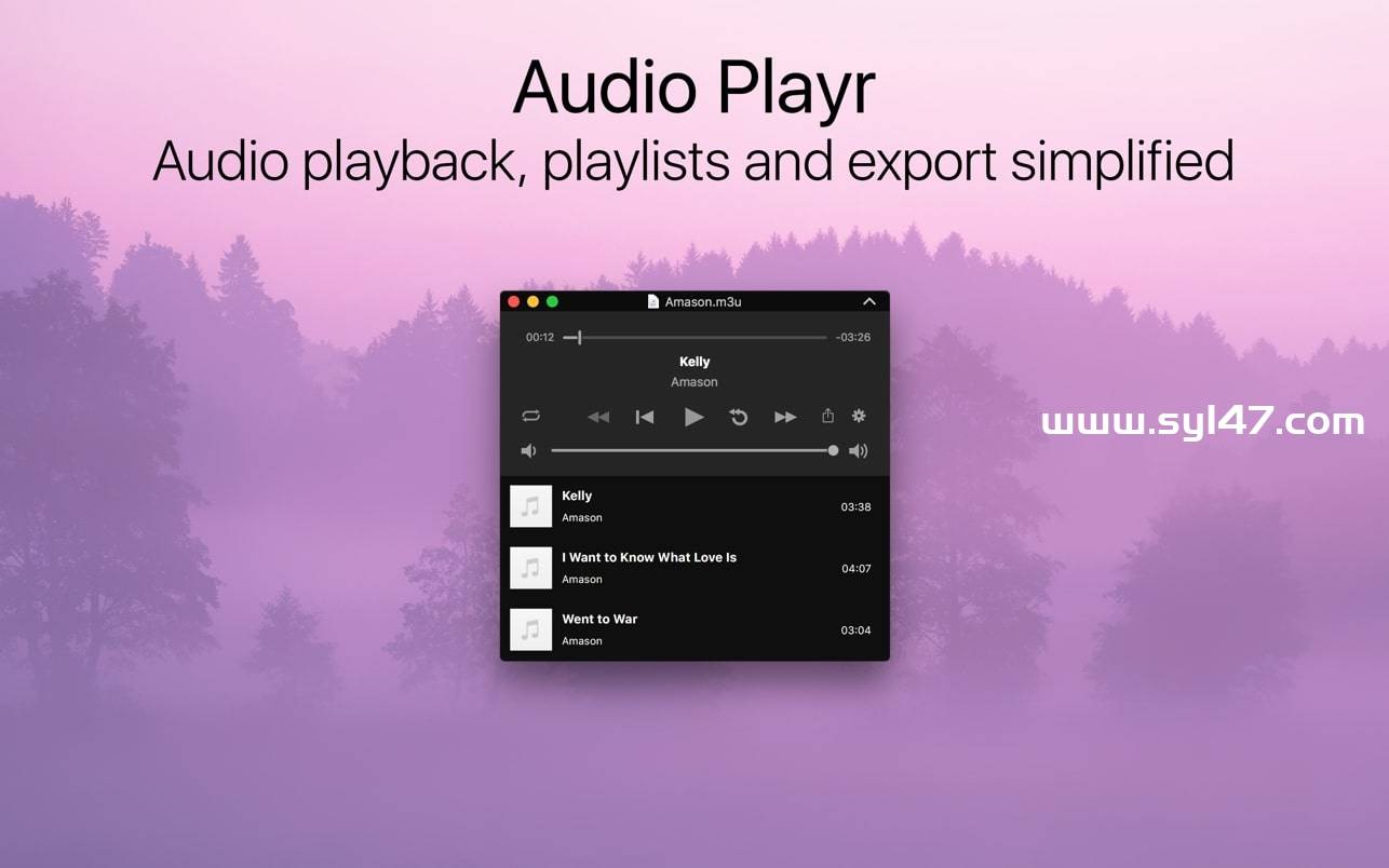 Audio Playr for Mac(音频播放与导出工具)V2.3.1激活版插图2