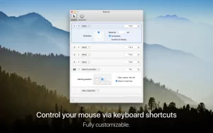 Keymou for mac(键盘控制鼠标指针工具)V1.2.10激活版插图