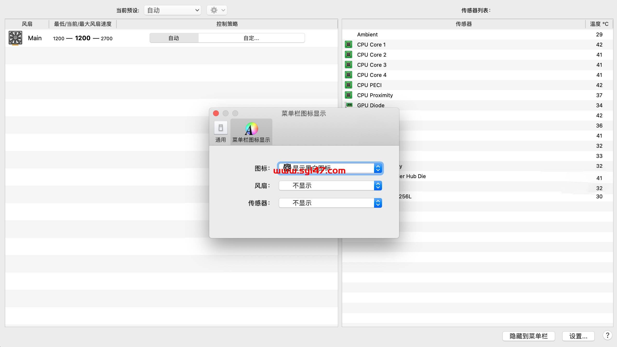 Macs Fan Control Pro for mac( 电脑风扇控制软件)v1.5.16中文激活版插图10