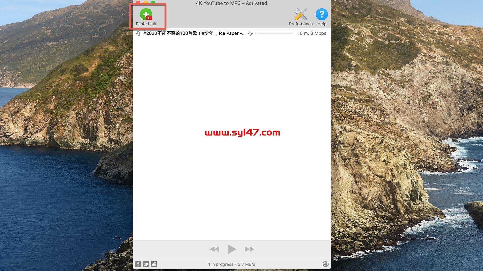 4K YouTube to MP3 for Mac(在线视频转Mp3软件)插图1