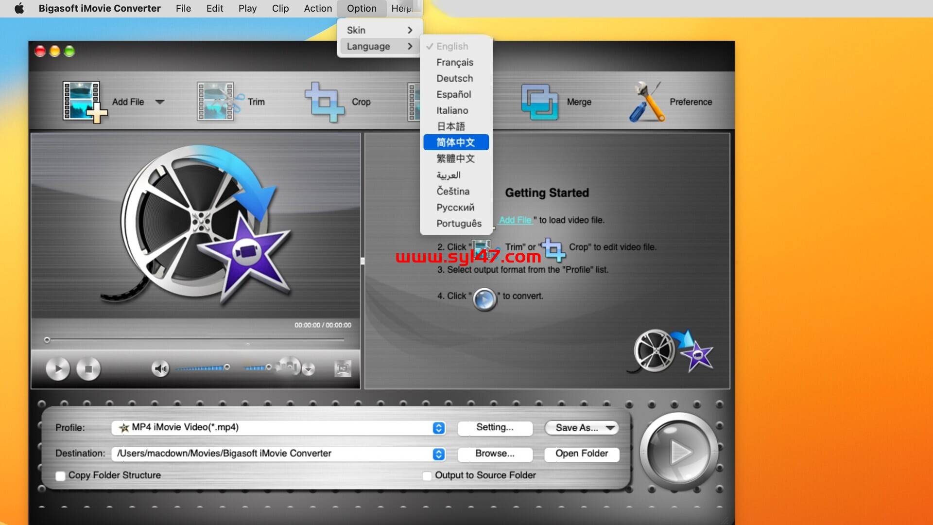 Bigasoft iMovie Converter for mac(iMovie视频文件转换工具)插图